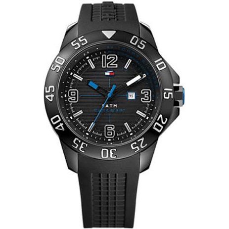 Men's Black Cole Silicone Strap Watch 1790983 - Plux_Stores ...