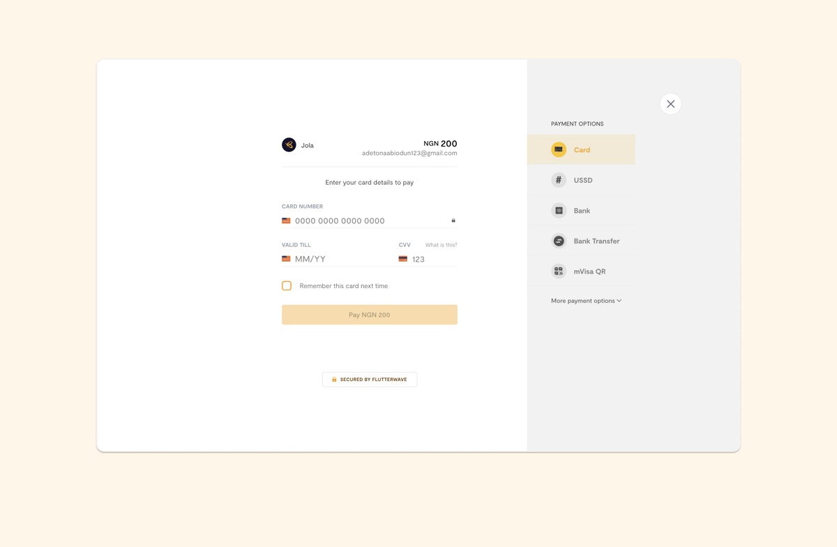 checkout web