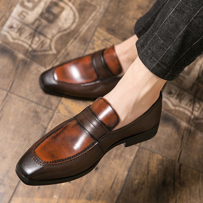 Summer  Business Leather  Broch Carved Cowhide Men's Shoes main image 0